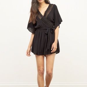 NWT Abercrombie & Fitch Black Romper